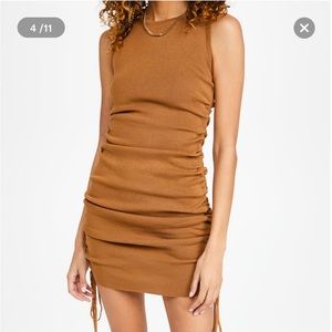 NWT Lioness Military Minds Dress M Camel $79